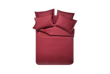 Yataş Bedding Çift Kişilik Destra Saten Nevresim Takımı - Kırmızı