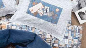 Yataş Bedding Çift Kişilik Travel Triola Set - Indigo