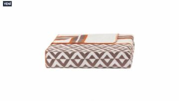 Yataş Bedding Çift Kişilik Matteo Pamuk Battaniye - Ekru