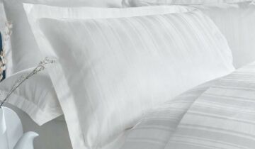 Yataş Bedding Çift Kişilik Shelly Bambu Saten Nevresim Takımı - Beyaz