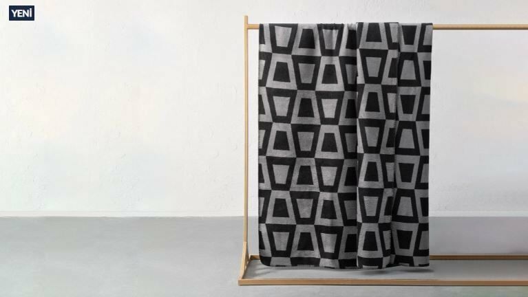 Yataş Bedding Çift Kişilik Nario Pamuk Battaniye - Gri