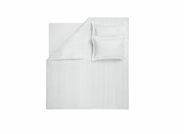 Yataş Bedding Çift Kişilik XL Shelly Bambu Saten Nevresim Takımı - Beyaz