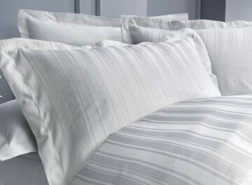 Yataş Bedding Çift Kişilik XL Shelly Bambu Saten Nevresim Takımı - Gri