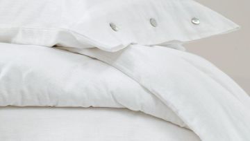 Yataş Bedding Çift Kişilik Annie Keten Nevresim Takımı - Beyaz