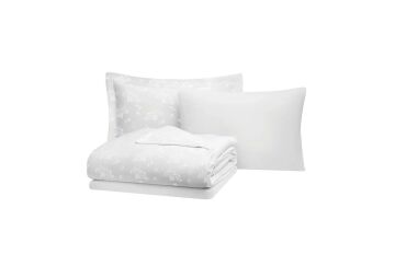 Yataş Bedding Çift Kişilik XL Diana Nevresim Takımı Beyaz