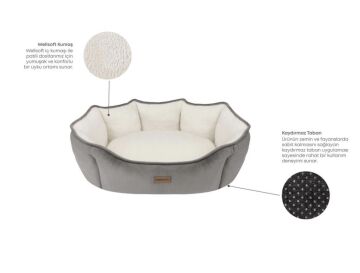 Yataş Bedding Loki Kedi&Köpek Yatağı (65x45x21 cm)