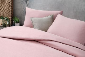 Yataş Bedding Çift Kişilik XL Algera Rnf Nevresim Takımı Pudra