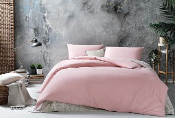 Yataş Bedding Çift Kişilik Algera Rnf Nevresim Takımı Pudra