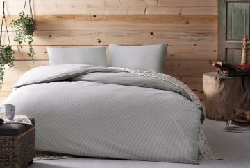 Yataş Bedding Çift Kişilik Linea Rnf Nevresim Takımı Gri
