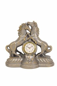 Biev Khd410 Atlar Masa Saati Füme 29X26 Cm