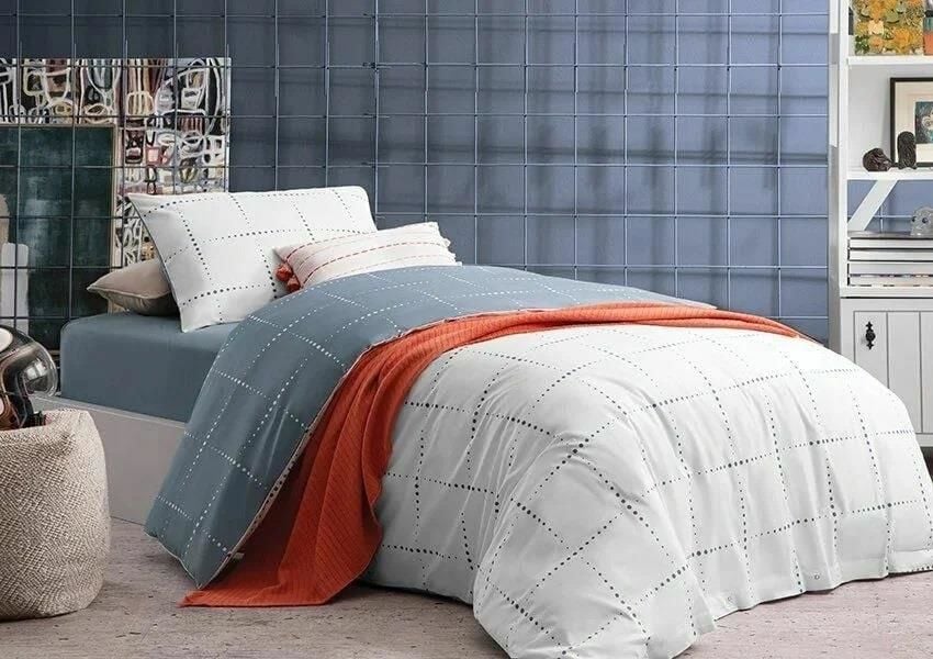 Yataş Bedding Çift Kişllik Limes Rnf Nevresim Takımı Turuncu