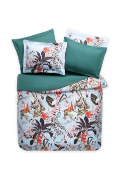 Yataş Bedding Çift Kişilik Aleron Saten Nevresim Takımı - Mavi