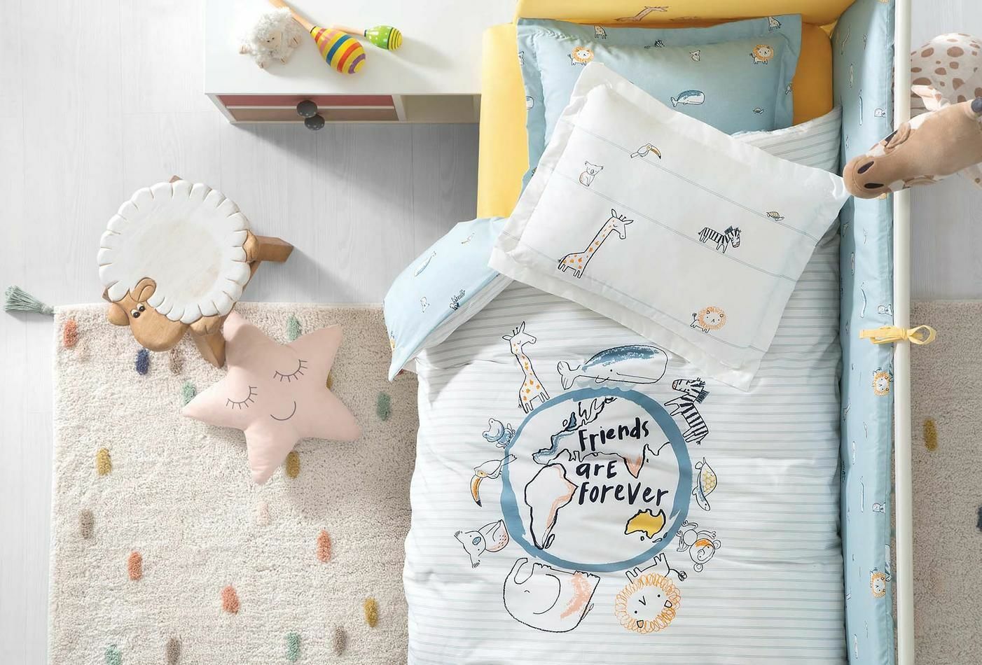 Yataş Bedding Bebek Uyku Seti - Friends