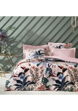 Yataş Bedding Çift Kişilik Aleron Saten Nevresim Takımı Pembe