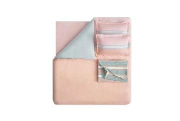 Yataş Bedding Çift Kişilik Lupin Battaniyeli Nevresim Takımı Seti Blush