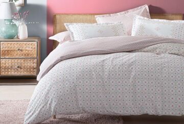 Yataş Bedding Çift Kişilik XL Marıca Nevresim Takımı Pembe