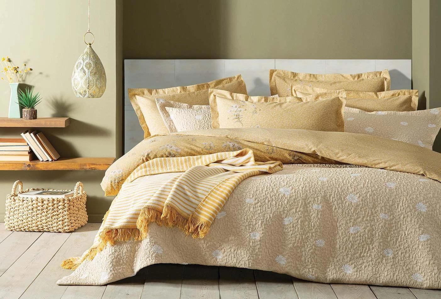 Yataş Bedding Tek Kişilik 6 Parça Fall Winter Seti Vivus Sarı