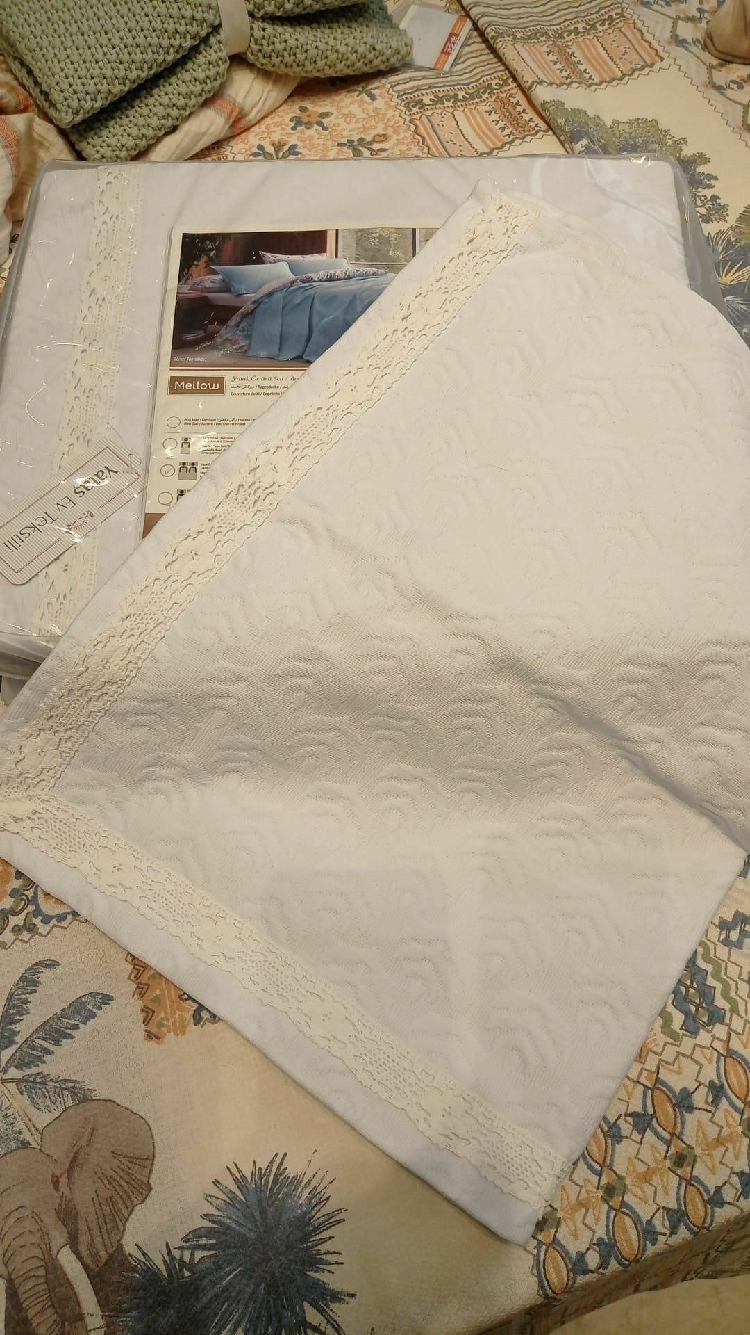 Yataş Bedding Çift Kişilik Mellow Yatak Örtüsü-Beyaz