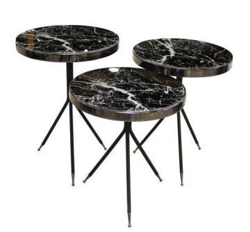 Biev 3lü Zigon Kaplama Mermer Desen