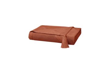 YataşBedding Tına Akrilik Koltuk Şalı Kiremit