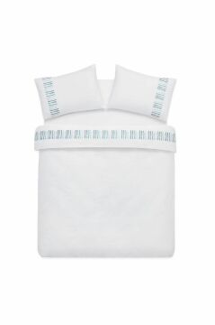 Yataş Bedding Çift Kişilik Luca Rnf Nakışlı Nevresim Takımı - Mercan