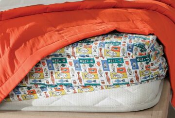Yataş Bedding Çift Kişilik Venice Yatak Örtüsü Takımı - Mercan