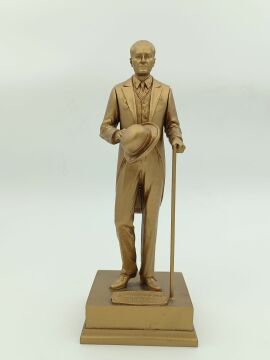 Biev Bastonlu Atatürk Altın 25 Cm