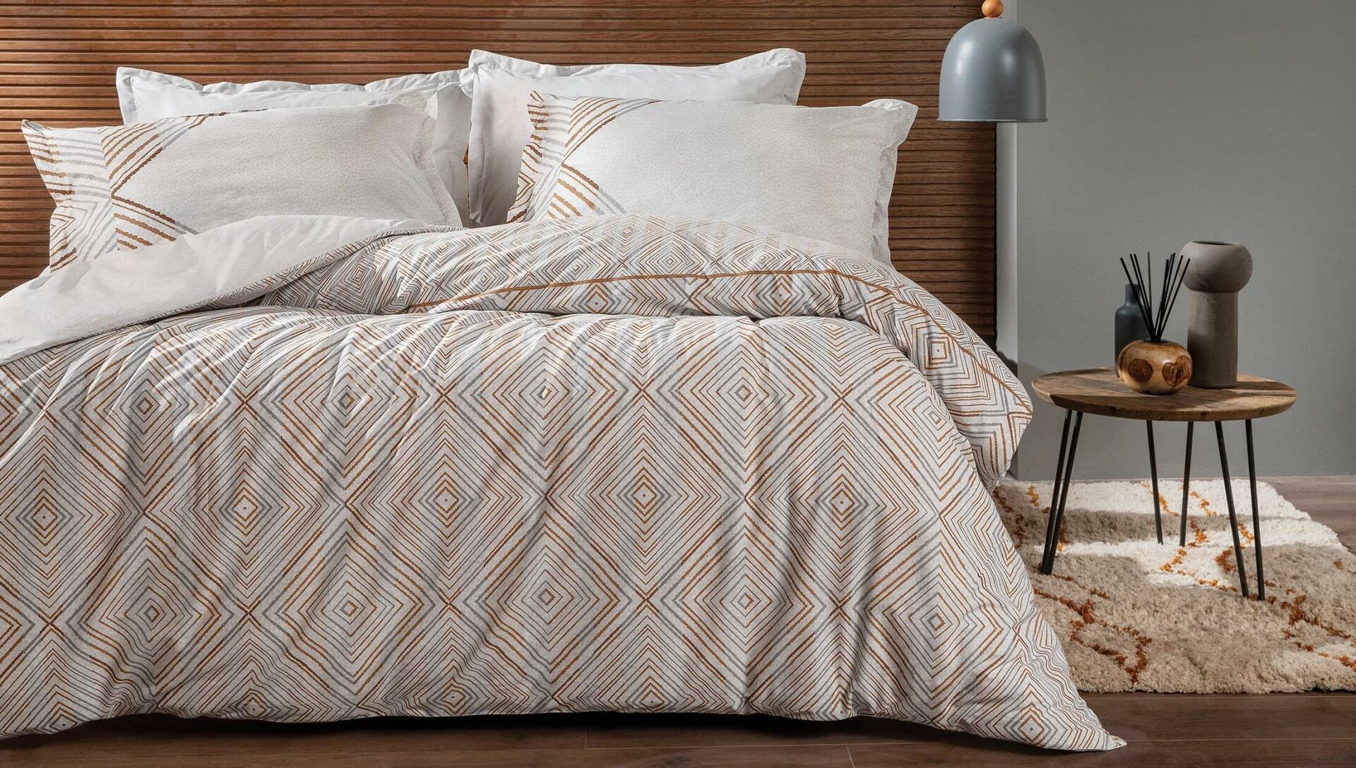 Yataş Bedding Çift Kişilik XL Callen Rnf Nevresim Takımı Gri