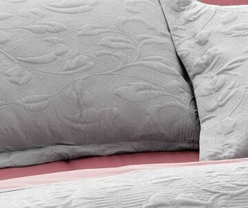 Yataş Bedding Çift Kişilik Merlin Yatak Örtüsü Seti -Mavi