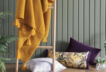 Yataş Bedding Aveline Koltuk Şalı Petrol