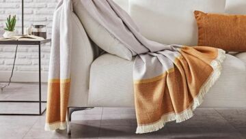 Yataş Bedding Espen Koltuk Şalı - Gri