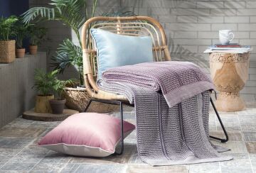 Yataş bedding Lavadin Koltuk Şalı Pembe