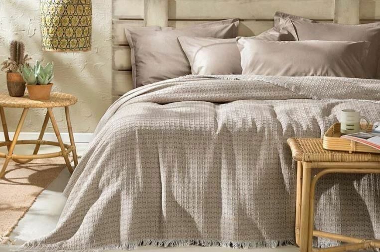 Yataş Bedding Çift Kişilik Marita Pike - Bej