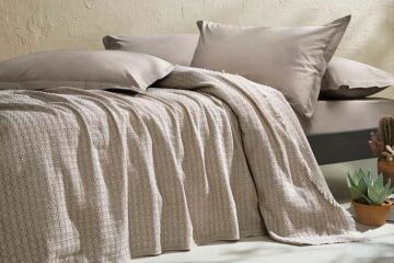 Yataş Bedding Çift Kişilik Marita Pike - Bej