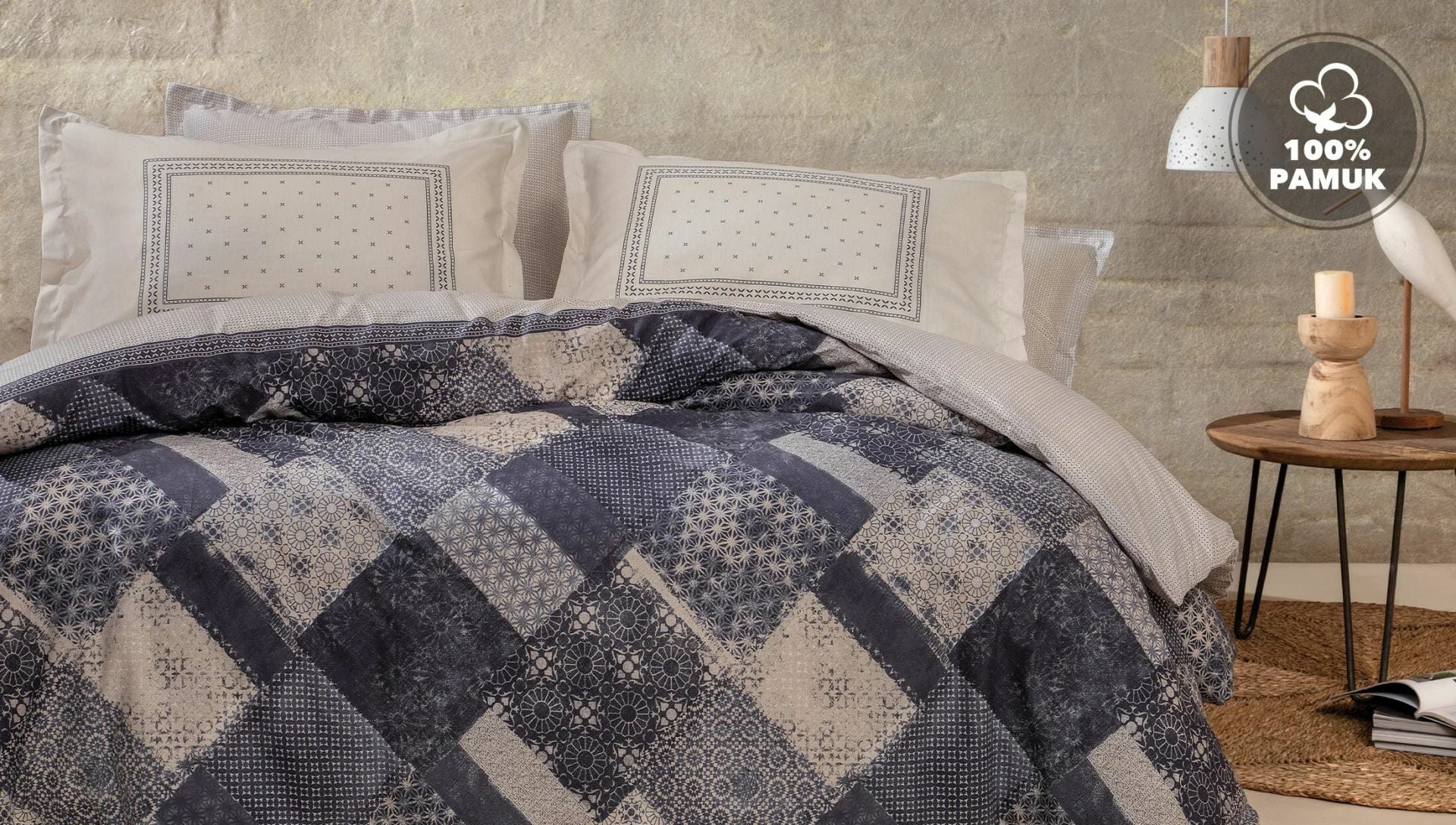 Yataş Bedding Tek Kişilik Noa Rnf Nevresim Takımı - Mavi