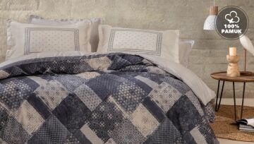 Yataş Bedding Tek Kişilik Noa Rnf Nevresim Takımı - Mavi