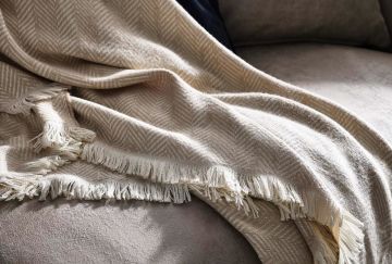 Yataş Bedding Laden Koltuk Şalı - Bej
