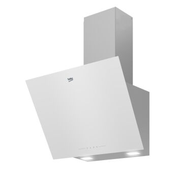 Beko BDE 6040 B Beyaz Eğimli Davlumbaz