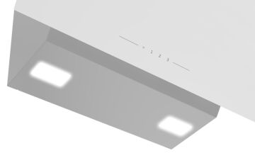 Beko BDE 6040 B Beyaz Eğimli Davlumbaz
