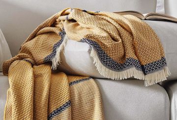 Yataş Bedding Adusa Koltuk Şalı - Hardal