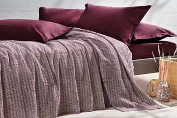 Yataş Bedding Çift Kişilik Marita Pike - Bordo