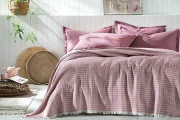 Yataş Bedding Çift Kişilik Marita Pike - Gül Kurusu