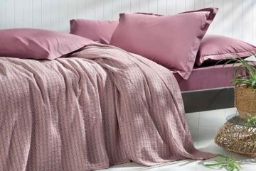 Yataş Bedding Tek Kişilik Marita Pike Takımı - Gül Kurusu