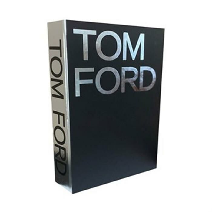 Biev Siyah Gümüş Varaklı Dekoratif Kitap Kutu Tom Ford
