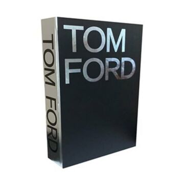 Biev Siyah Gümüş Varaklı Dekoratif Kitap Kutu Tom Ford
