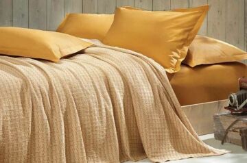 Yataş Bedding Tek Kişilik Marita Pike Takımı - Safran