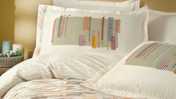 Yataş Bedding Tek Kişilik Lineis Rnf Nevresim Takımı Bej