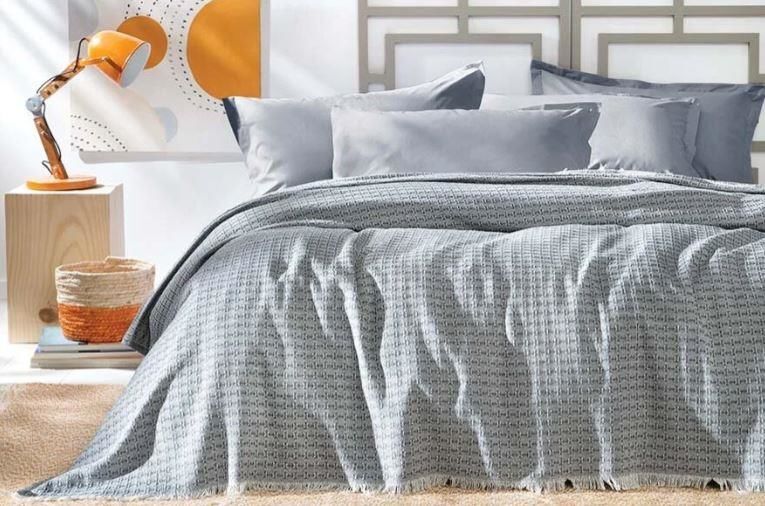 Yataş Bedding Tek Kişilik Marita Pike Takımı - Gri