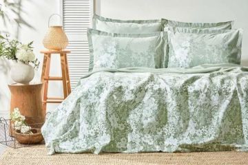 Yataş Bedding Çift Kişilik Andressa Pike Takımı - Adaçayı
