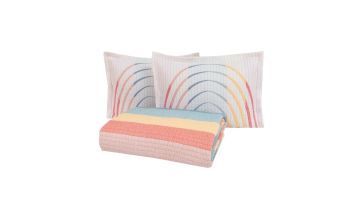 Yataş Bedding Cift Kisilik Elrod Yatak Örtüsü Seti - Pembe